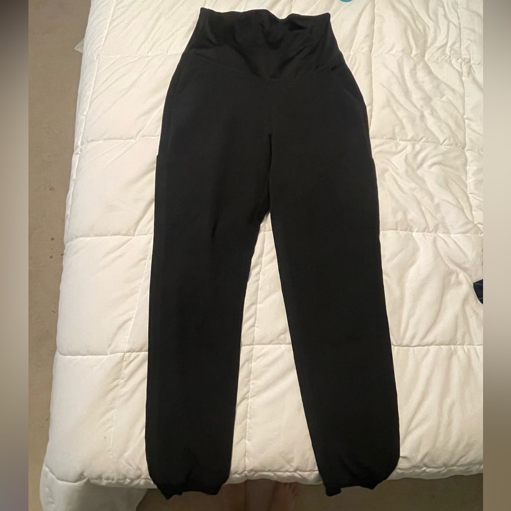 Mandala maternity scrub jogger pants